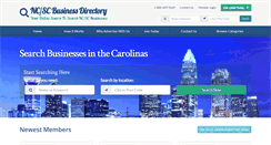 Desktop Screenshot of carolinabusinessdirectory.com